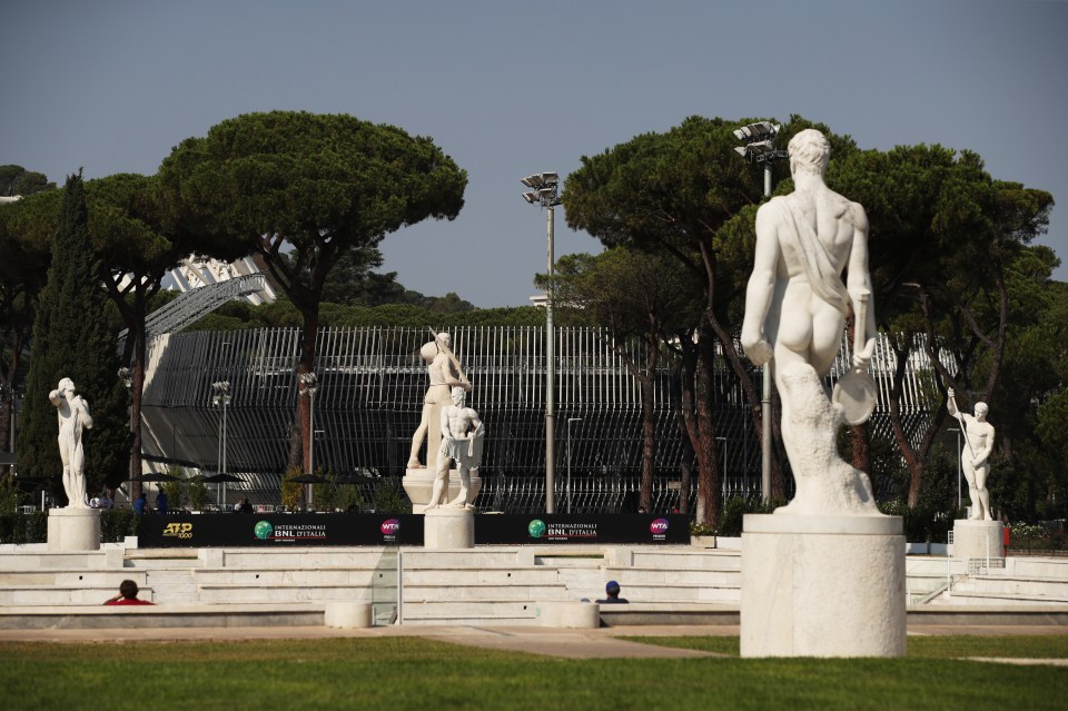 The Foro Italico is a beautiful setting