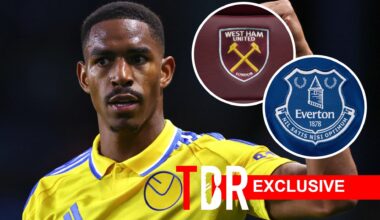 Everton and West Ham make contact with £13m Leeds United defender's representatives