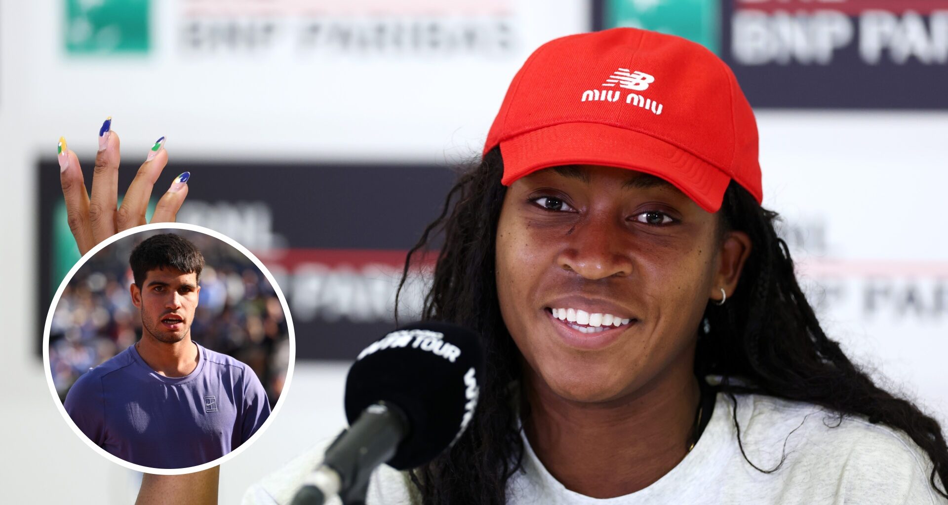 Coco Gauff completely agrees with what Carlos Alcaraz has said at the Italian Open as she makes point about the ATP and WTA