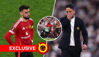 Man Utd latest stance on Bruno Fernandes, Kobbie Mainoo and Ruben Amorim after Europa League final defeat