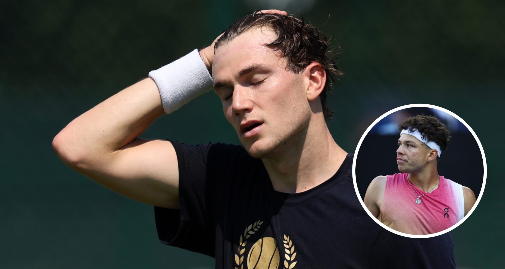 Jack Draper says he is suffering with exactly the same problem as Ben Shelton on the ATP Tour