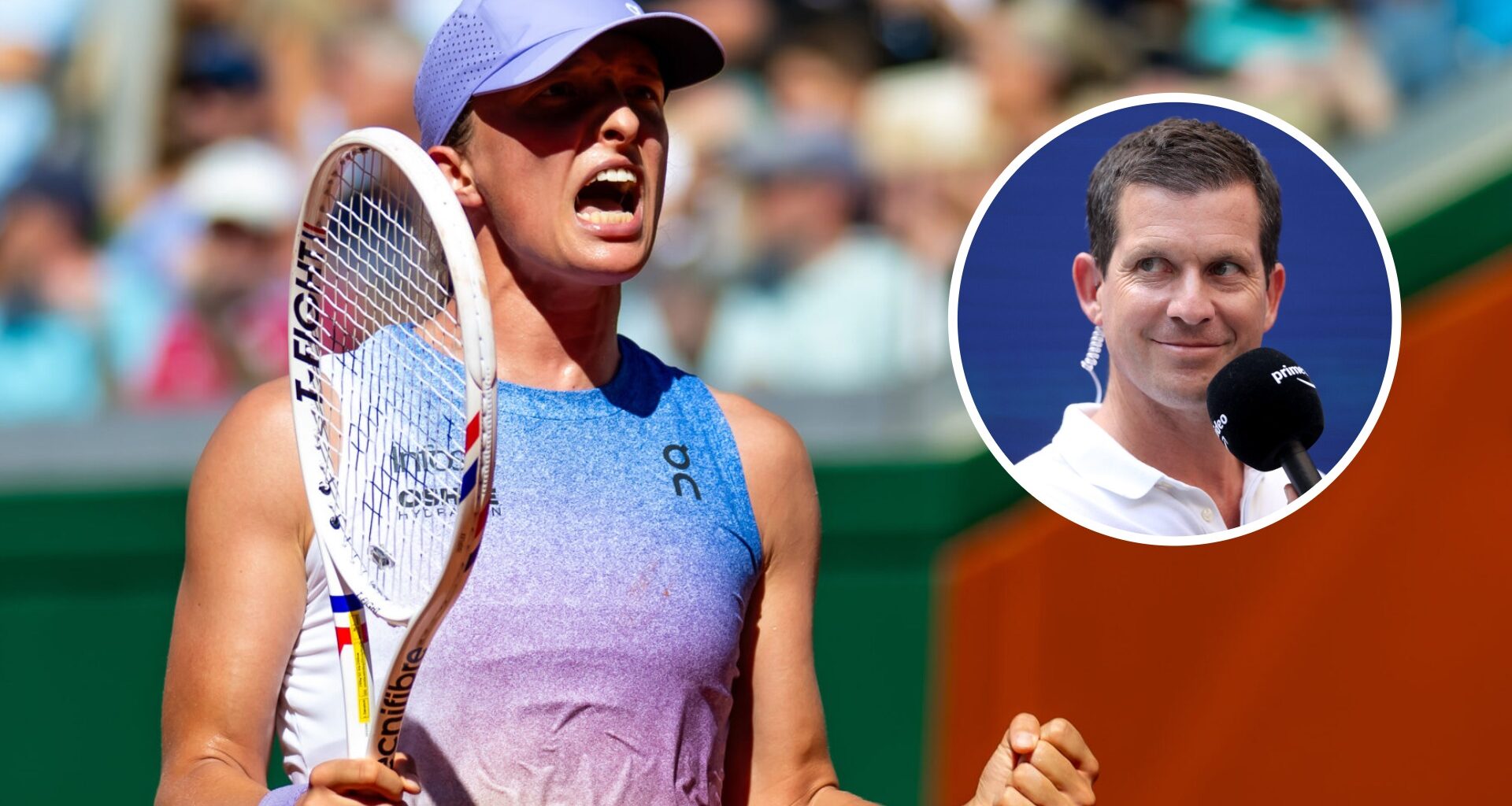 Tim Henman noticed something concerning about Iga Swiatek immediately after her third-round win at Roland Garros