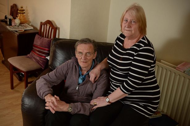 Ian Hambridge's mother Ann pictured with husband Vic