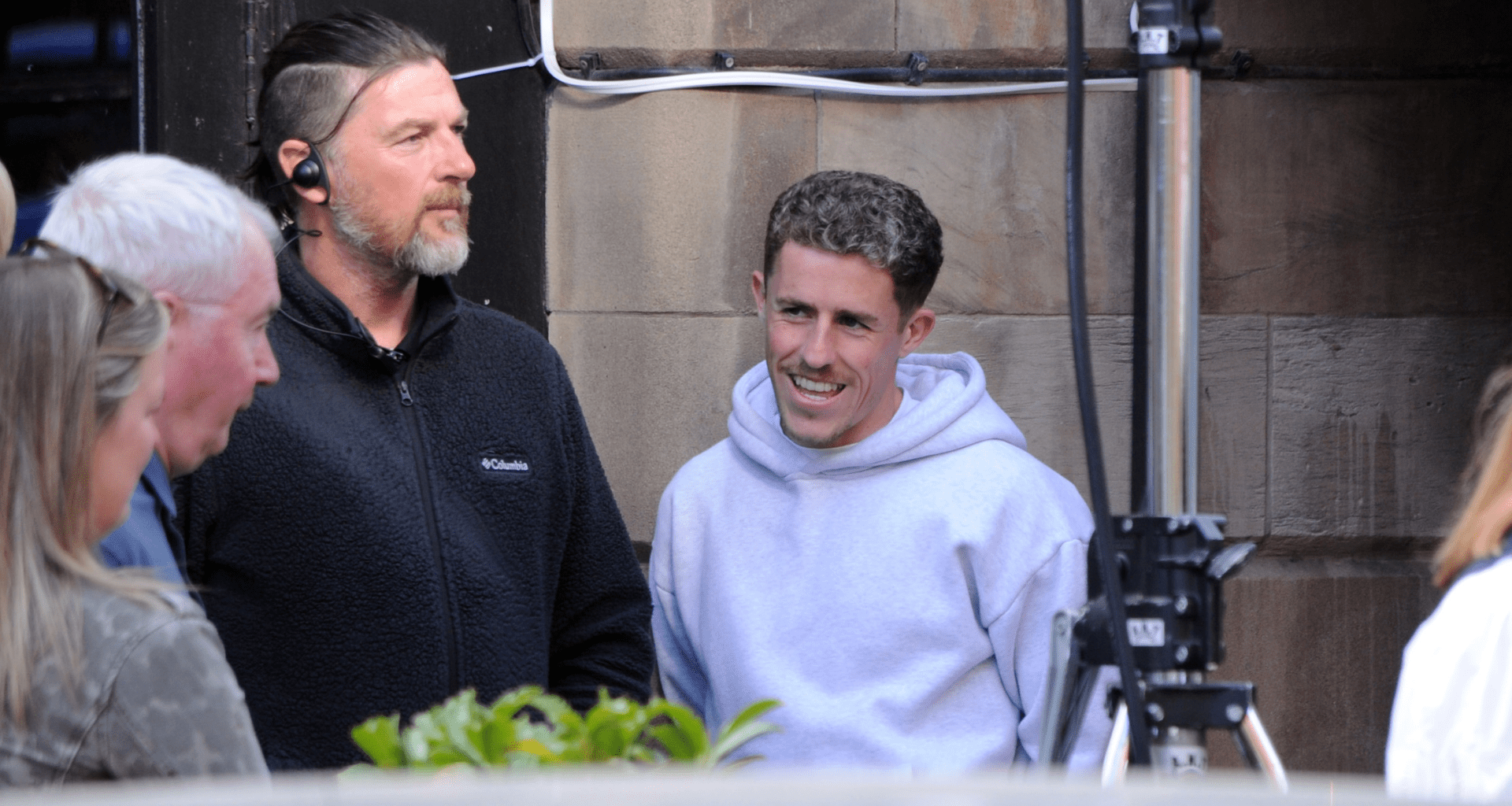 Celtic stars spotted filming 'top secret' project with all-time great in city centre Glasgow pub