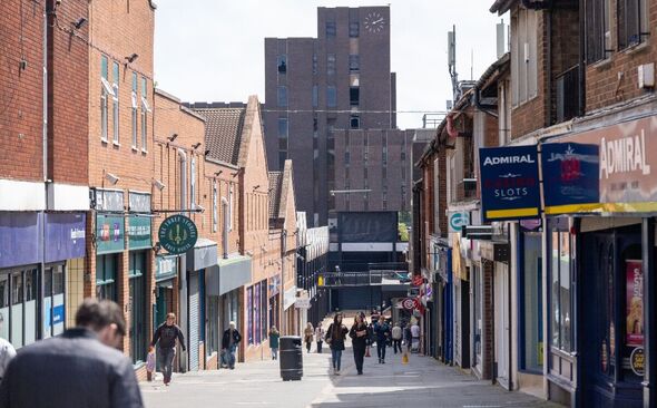 A general view of Peterlee town centre