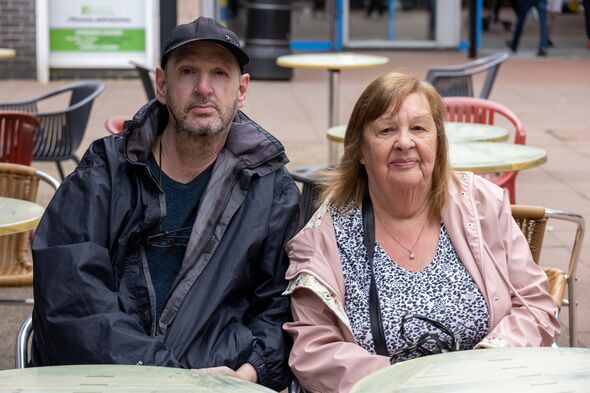 Anne Freeman, pictured with her son John Darby
