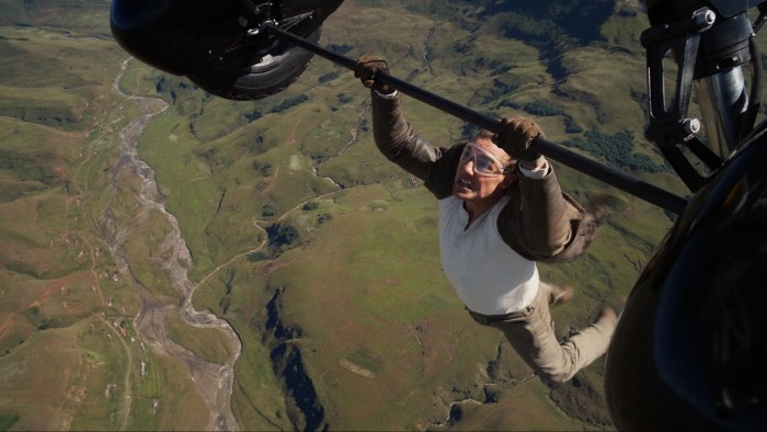 Tom Cruise in a scene from the eighth instalment of Paramount’s ‘Mission: Impossible’ franchise,