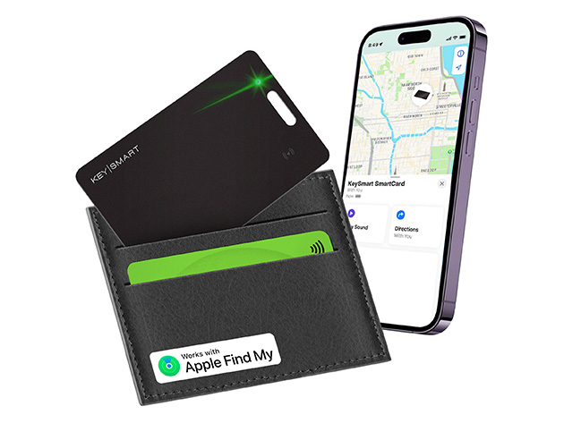Interior image for KeySmart SmartCard Works with Apple Find My 3-Pack Stack Commerce sponsored deal