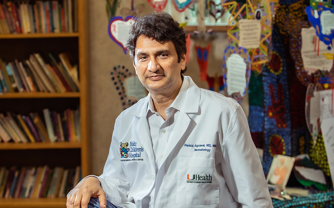 Miller School of Medicine pediatrician Dr. Pankaj Ageawal