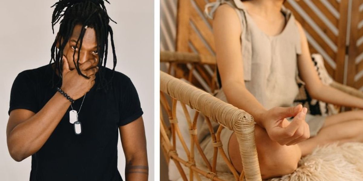 Mans builds his stressed fiancee an 'anxiety chair' and sweetly (but firmly) puts her in time-out
