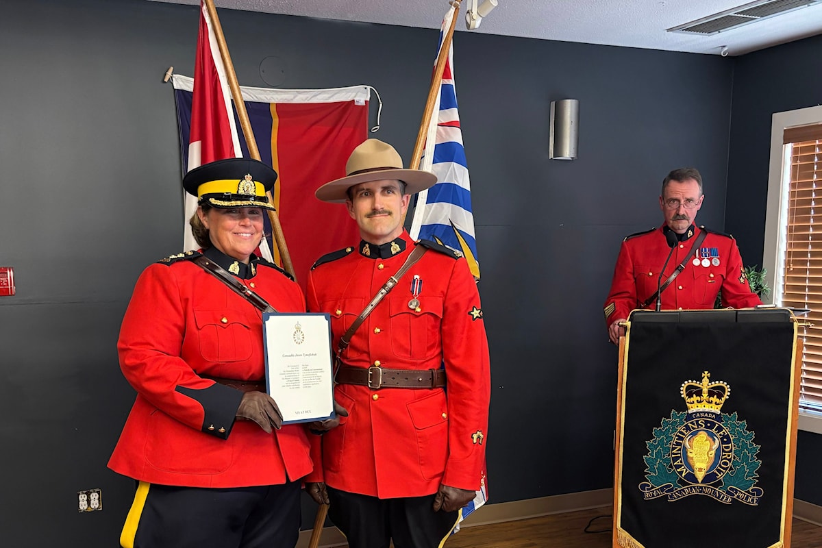 King Charles Coronation Ceremony honours Kelowna RCMP