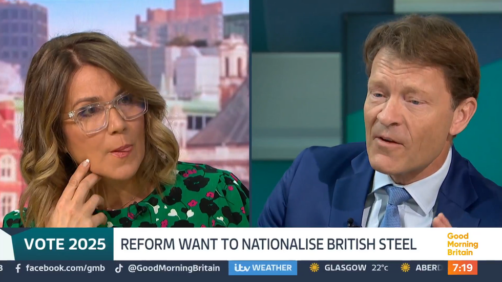 ITV GMB: Susanna Reid and Richard Tice