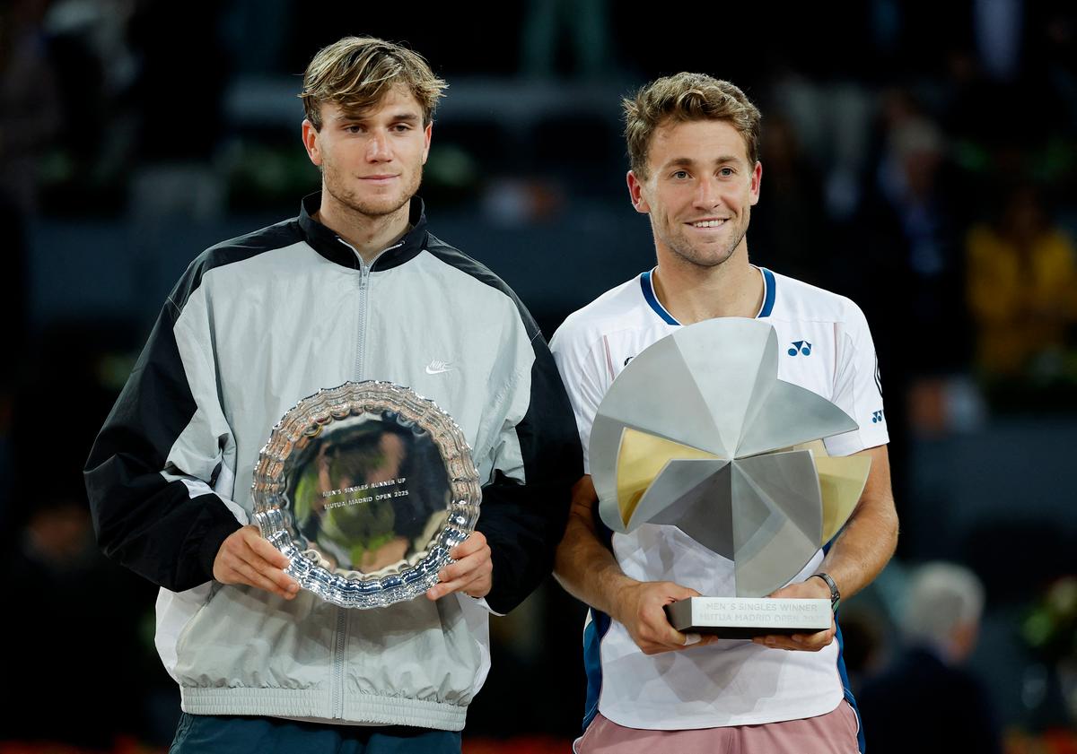 British No1 Draper bested by Ruud in thrilling Madrid Open final - London Evening Standard