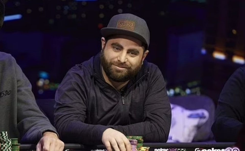 James Bord playing poker.