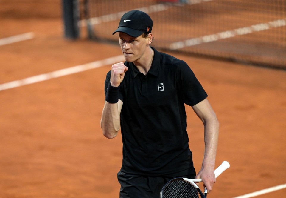 Sinner made a winning return to the tennis court