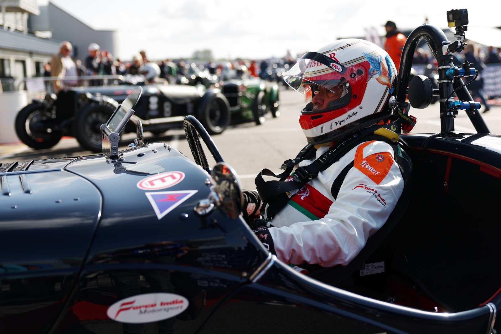 Mallya enjoys the relaxed atmosphere at historic events