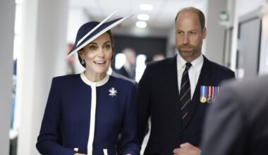 GLASGOW, SCOTLAND - MAY 22: The Prince and Princess of Wales, known as the the Duke and Duchess of Rothesay when in Scotland, attend the naming ceremony for HMS Glasgow, at the BAE Systems shipyard in Scotstoun, on May 22, 2025 in Glasgow, Scotland. In June 2021, The Princess was appointed as the Sponsor of HMS Glasgow, a state-of-the-art Type 26 anti-submarine frigate, designed to provide protection to the UK's nuclear deterrent and aircraft carriers. (Photo by Andy Barr - WPA Pool/Getty Images)