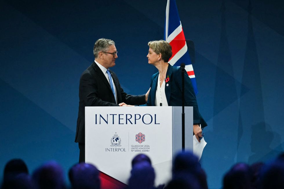 Keir Starmer and Yvette Cooper