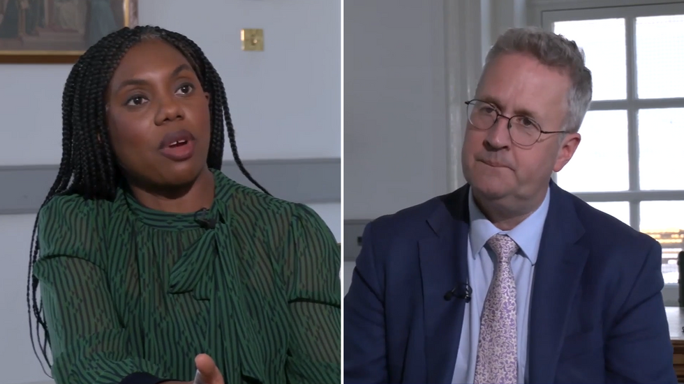 Kemi Badenoch and Christopher Hope