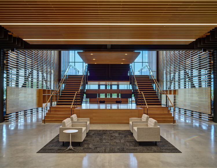 Kreg Tool Corporate Headquarters / Neumann Monson Architects - Interior Photography, Wood, Stairs