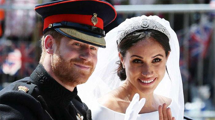 Royal family releases statement as Meghan Markle, Harry celebrate wedding anniversary
