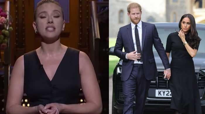 Scarlett Johansson mocked Harry and Meghan in SNL monologue?