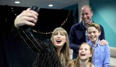 Prince William, George, and Charlotte's selfie with Taylor Swift breaks records