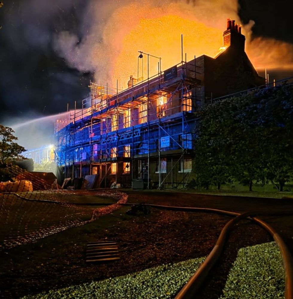 London Fire Brigade released more photos in the early hours of the morning