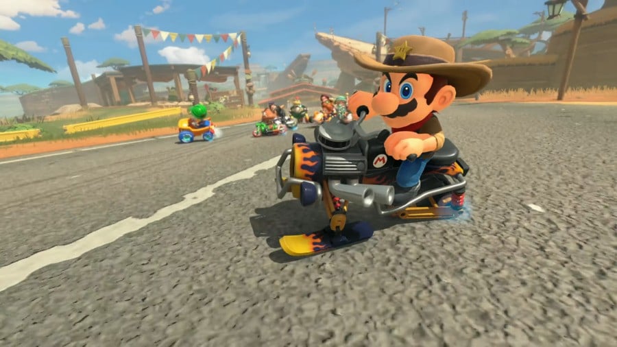 Mario Kart World Western Mario