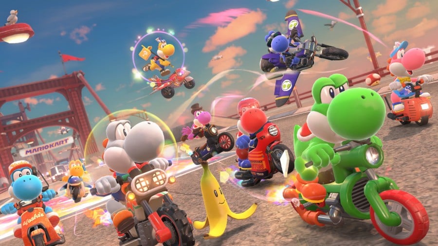 Mario Kart World Yoshi