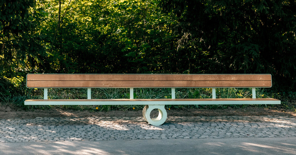 martin binder's park bench in germany only works with mutual effort