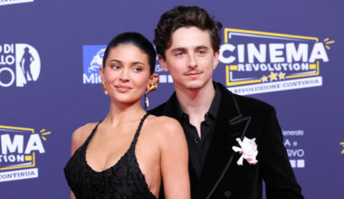 Kylie Jenner and Timothee Chalamet pack on PDA as they make red carpet debut at 70th David di Donatello Awards in Rome