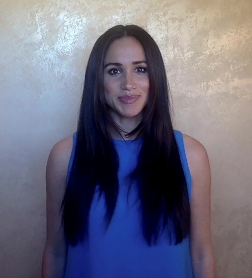 Meghan Markle, Duchess of Sussex, at a Women in Leadership Plenary.