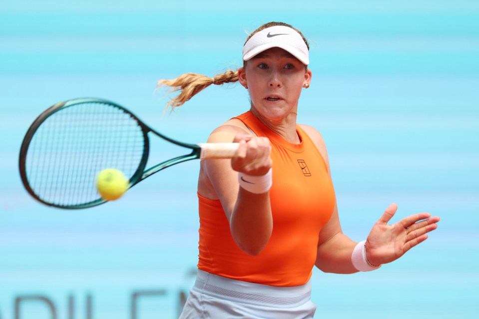 Andreeva has enjoyed a stunning year picking up her first career titles