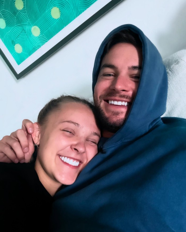 JoJo Siwa and Chris Hughes looking loved up in birthday week photodump, , (taken without permission), , https://www.instagram.com/p/DJ7ezndy7U3/?img_index=18