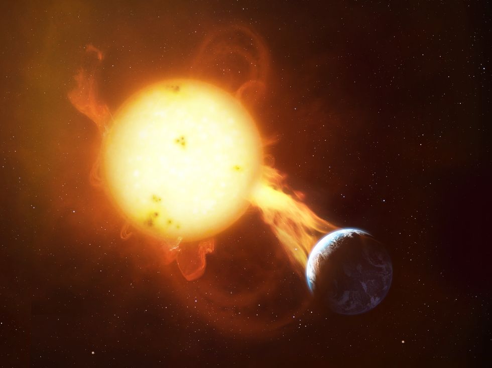 Nasa issues solar flare alert with warning communication systems around the world could be knocked out