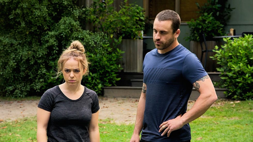 holly hoyland and andrew rodwell in neighbours