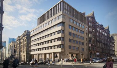 Glasgow student apartments return with a streamlined roofscape : May 2025 : News : Architecture in profile the building environment in Scotland