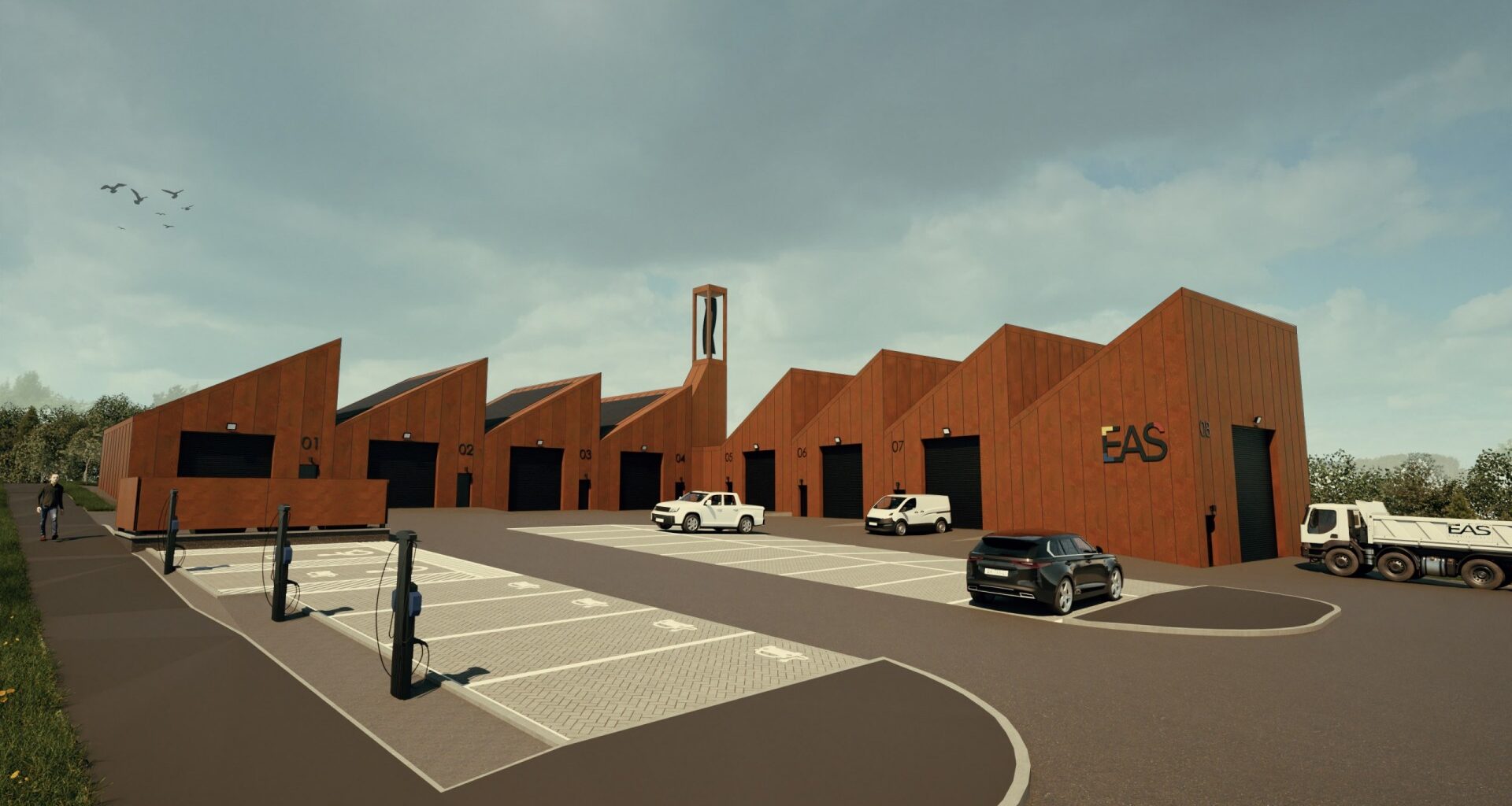 Lochgelly industrial units celebrate its coal mining heritage : May 2025 : News : Architecture in profile the building environment in Scotland