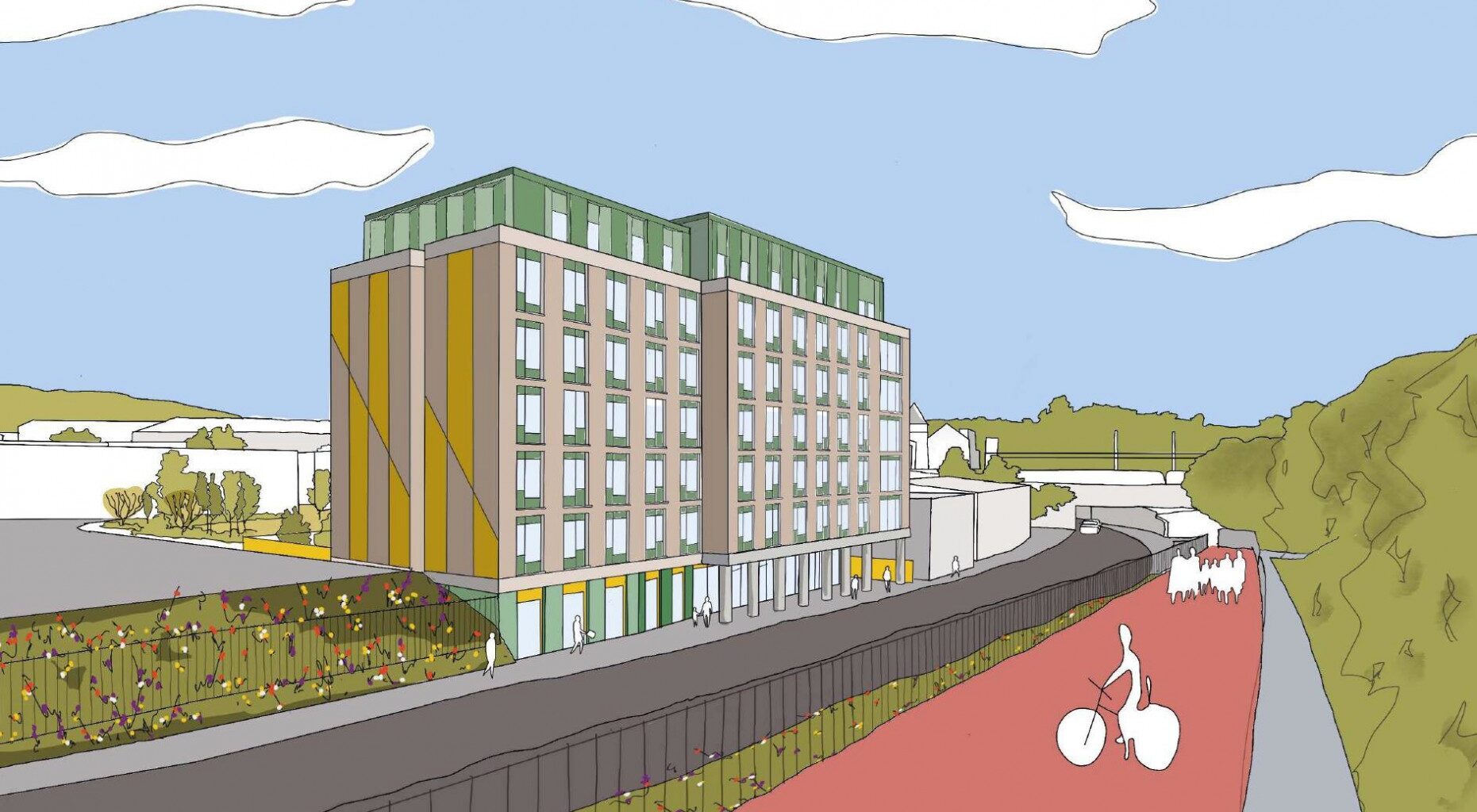 Developers alight on a forgotten corner of west Edinburgh : May 2025 : News : Architecture in profile the building environment in Scotland