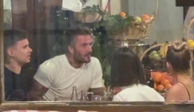 Inside David Beckham's boozy 50th birthday celebrations in France as eldest son Brooklyn snubs trip