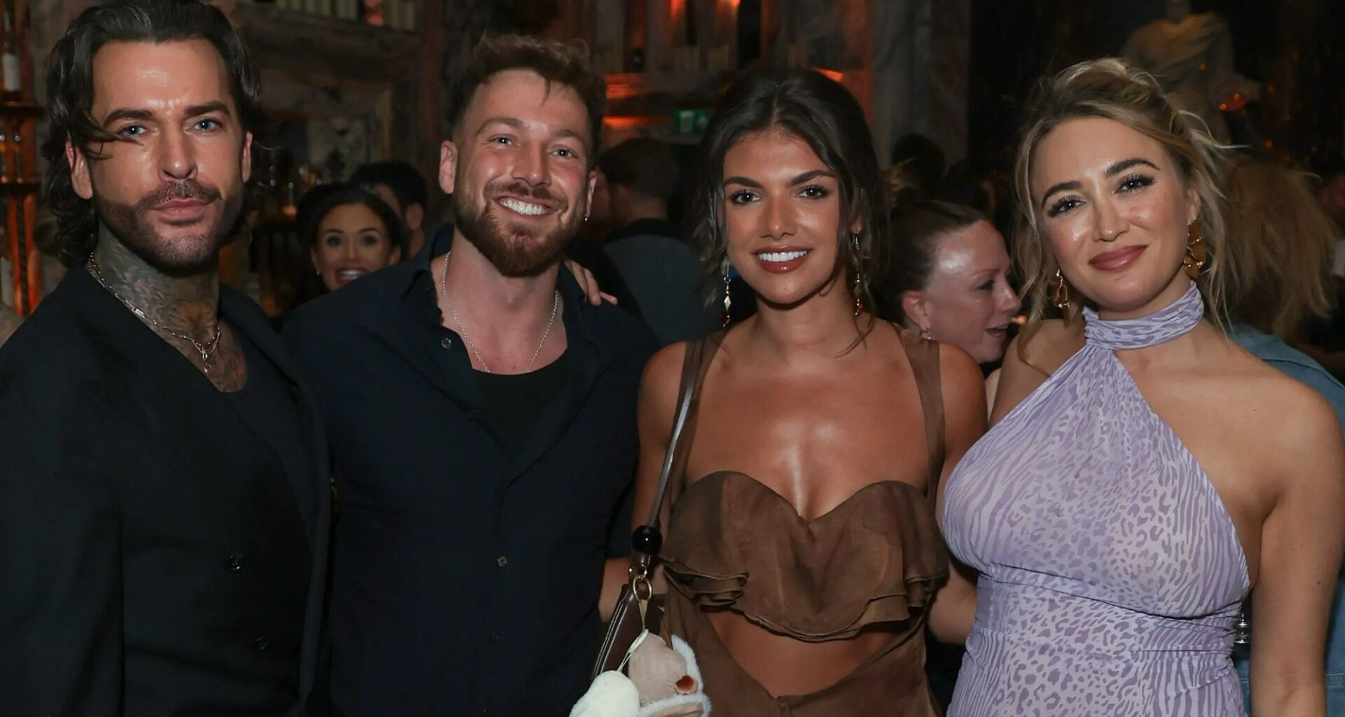 Sam Thompson and Samie Elishi cosy up in first photo together amid dating rumours at Olivia Attwood's glam bash