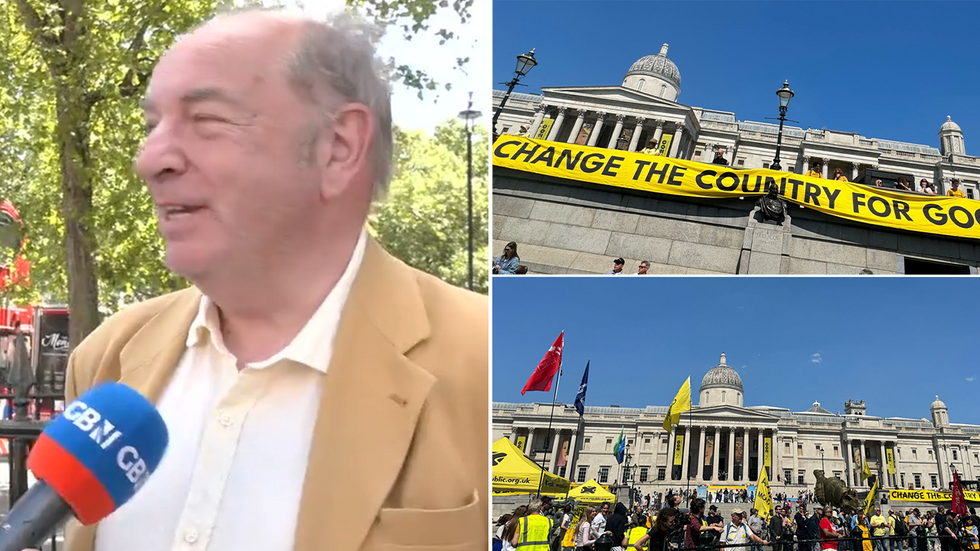 Norman Baker and anti-monarchy protests in Trafalgar Square