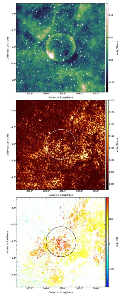 Images of Teleios under different radio spectra