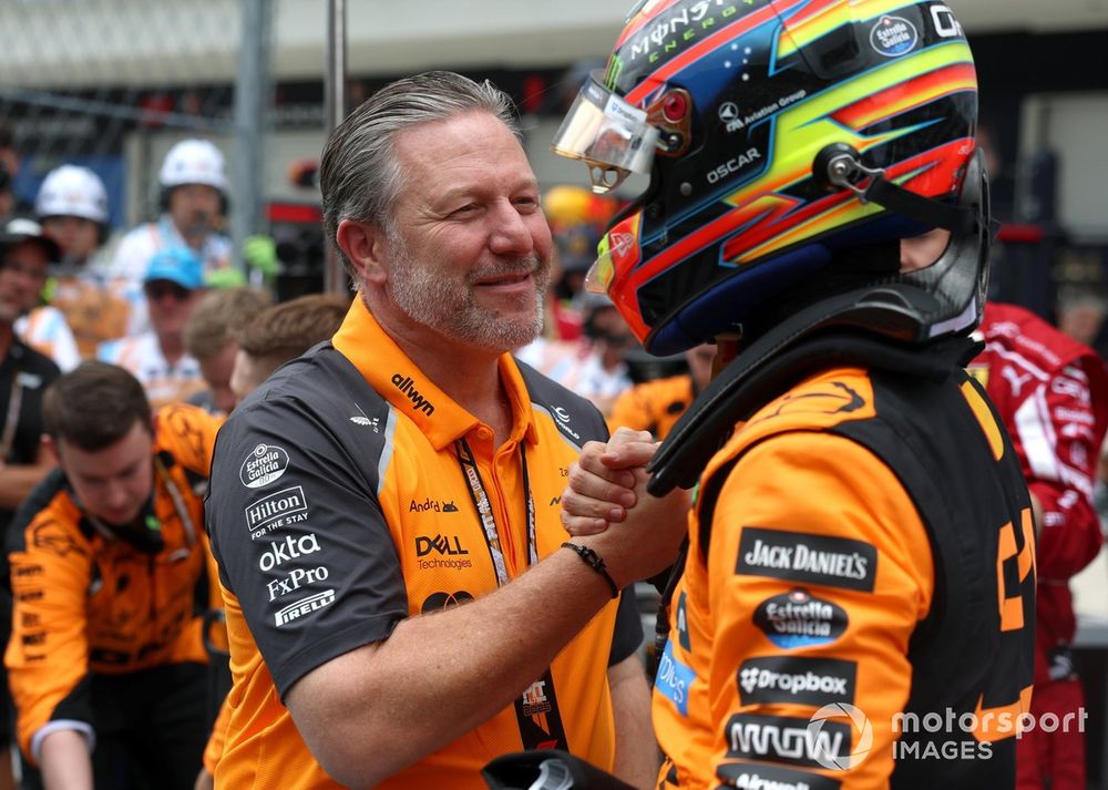 Oscar Piastri, McLaren, Zak Brown, McLaren