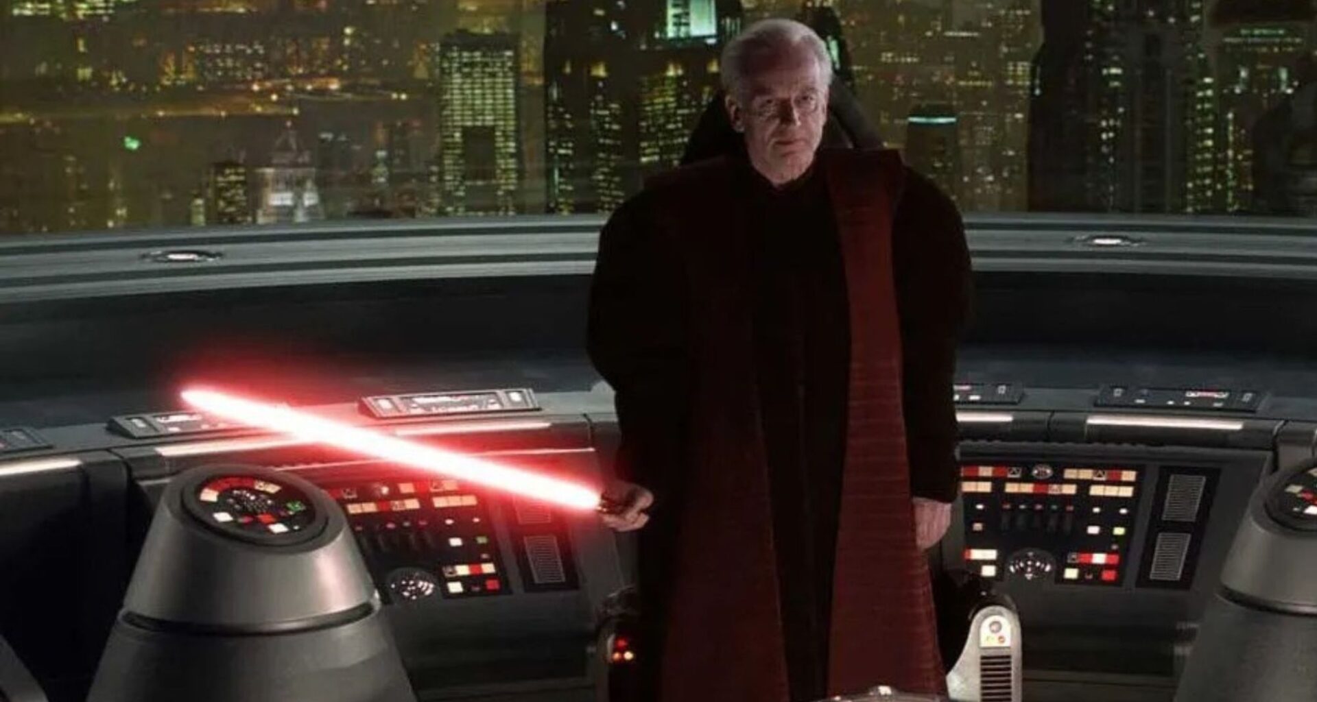 Palpatine in Revenge of the Sith.