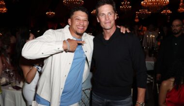 Patrick Mahomes parties ahead of Miami Grand Prix