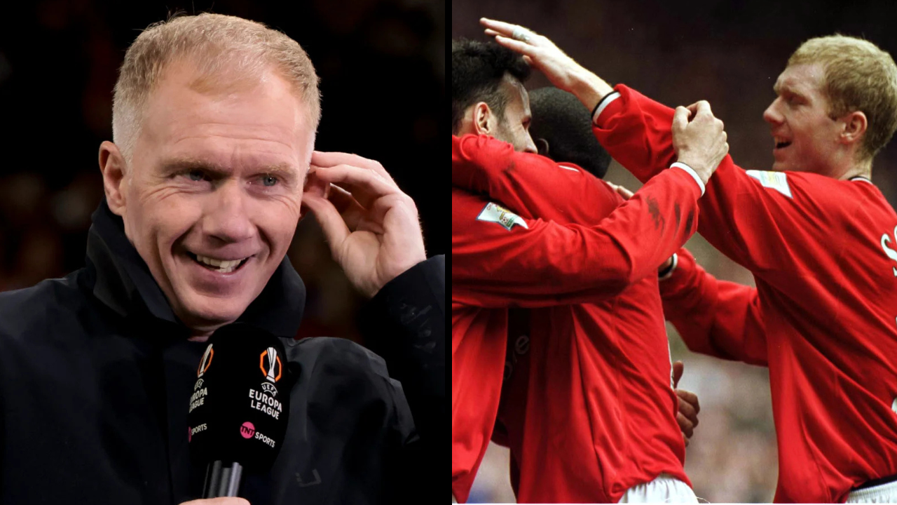 Man Utd legend Paul Scholes' six-word reaction to naming world-class icon in his ultimate XI, he couldn't leave him out