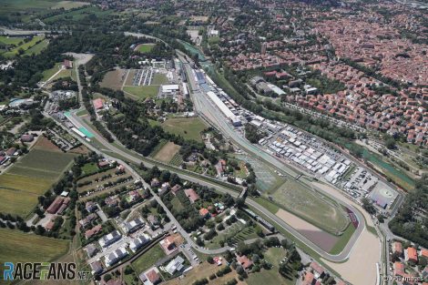 An aerial view of Imola, 2024