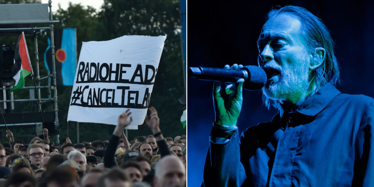 Radiohead's Thom Yorke breaks silence on heckling by pro-Palestine protestor